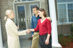 realtor with couple